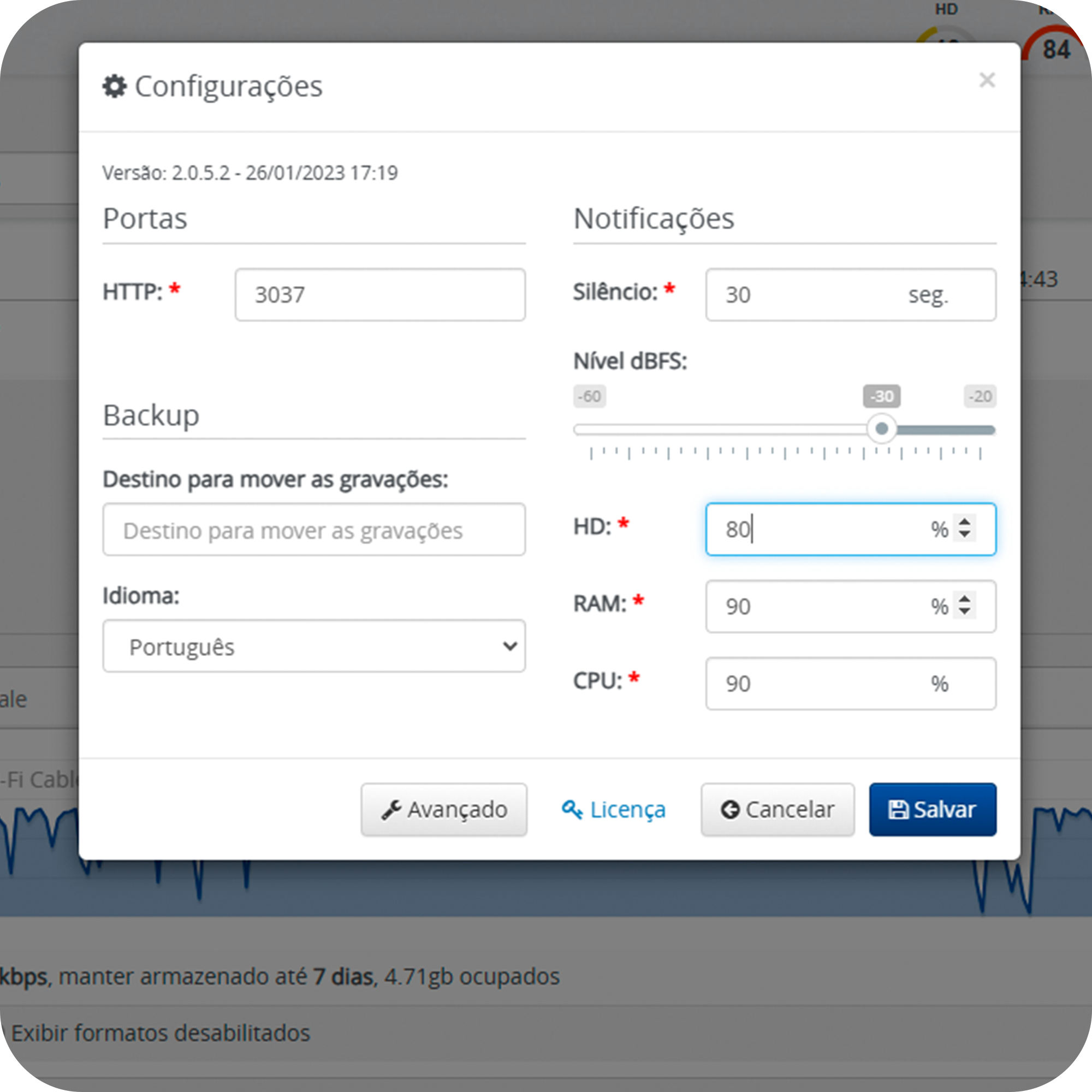 Logger 2.0 — Armazenamento Personalizável e Backup Automático