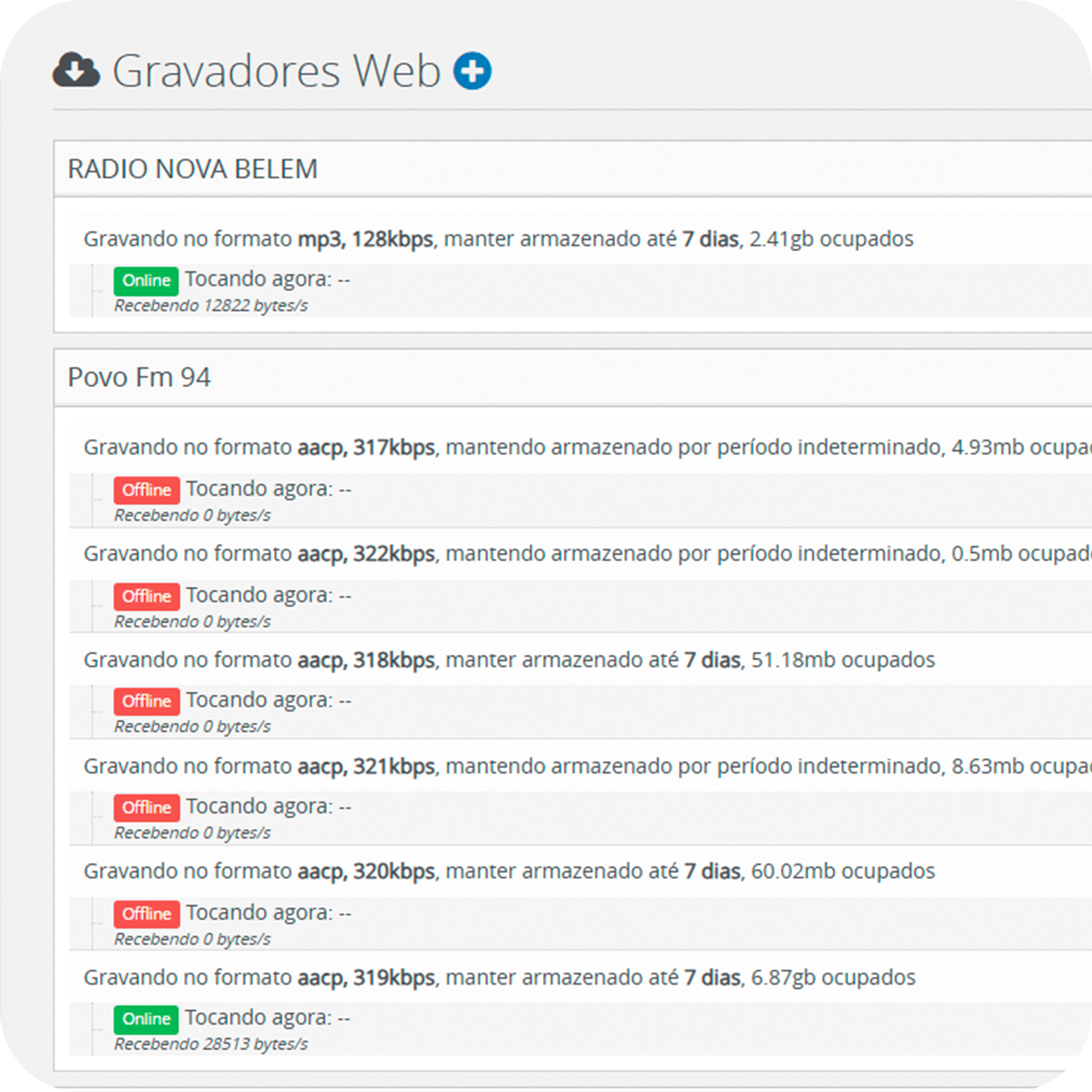 Logger 2.0 — Gravação Remota e Múltiplos Dispositivos