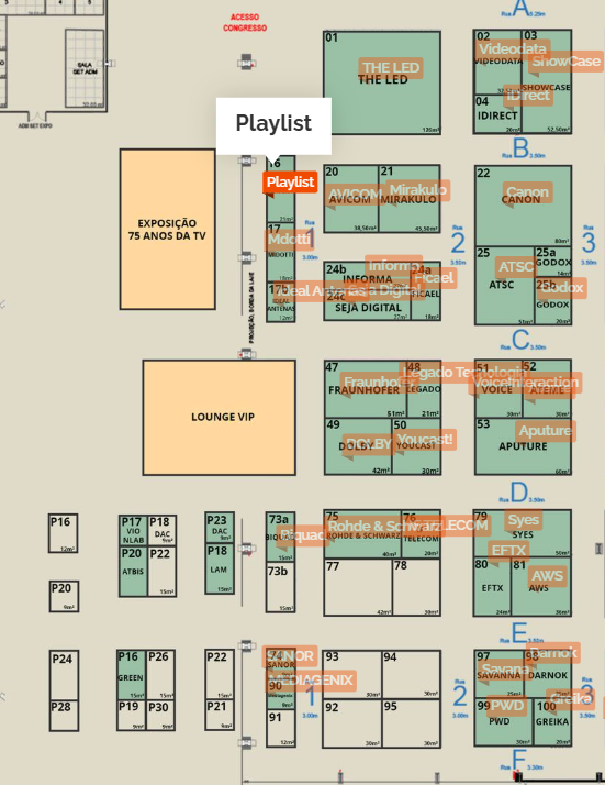 mapa playlist set expo