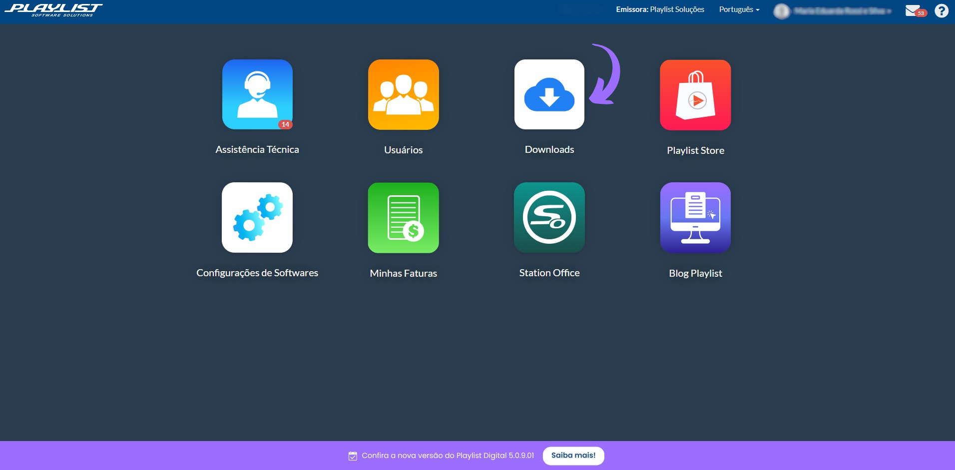 Download Área do Cliente