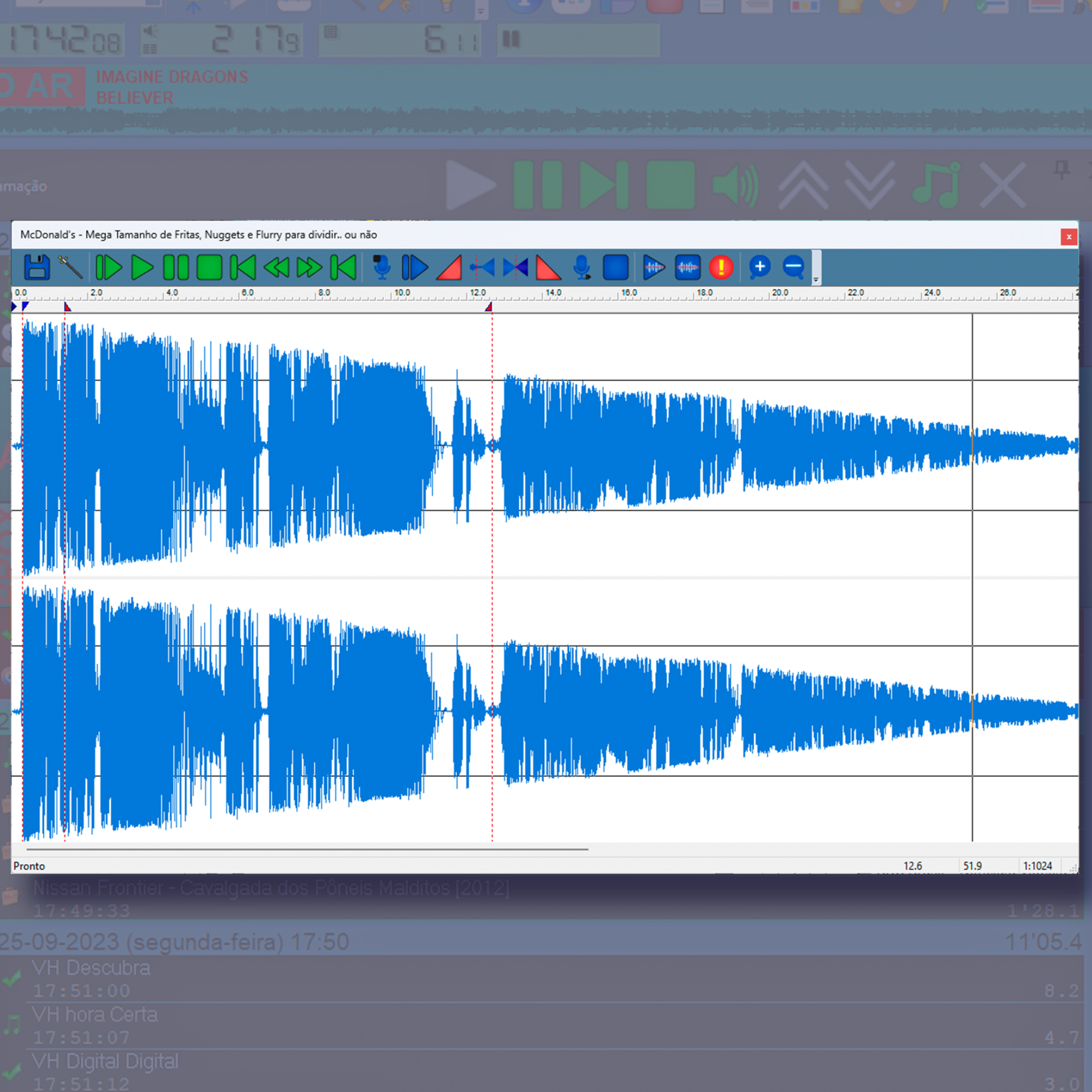Playlist Digital — Tratamento de áudio com PKInfo